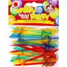 Помощница Happy Party, 25 шт., Шпажки Шпаги, цветные, пластиковые, 8 см