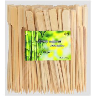 4HoReCa, 100 шт., Шпажки бамбукові для м'яса, Піка, 12 см