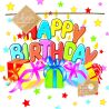 Luxy Happy Birthday, 18 шт., Салфетки трехслойные Люкси, 33 х 33 см