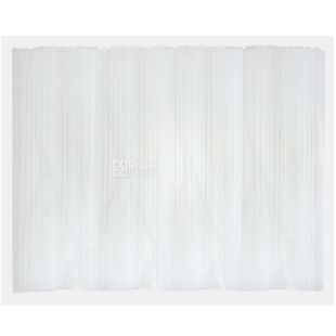 4HoReCa, Трубочки коктейльні з гофрою, 1000 шт., 21 см, прозорі, пластикові