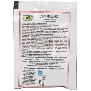 Эко, 11 г, дрожжи сухие