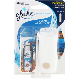 Glade, 10 мл, Освежитель воздуха мини-спрей, Лазурная волна и магнолия