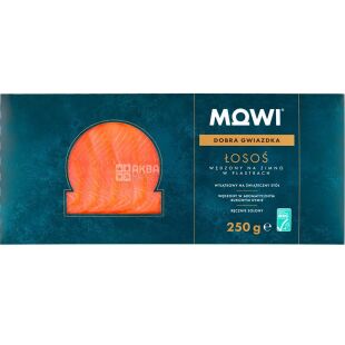  Mowi, 250 г,  Лосось холодного копчення, нарізка