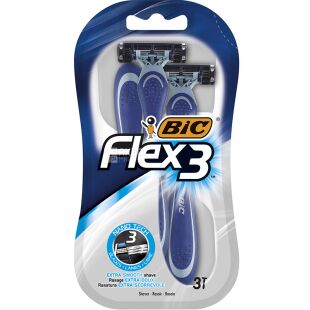 Bic Flex 3, 3 шт., Набор одноразовых бритв