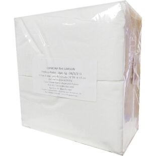 Mirus Eco Point, 200 шт., Серветки барні Мірус, одношарові, білі, 33х33 см