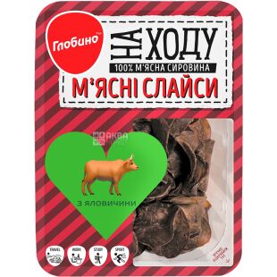 Глобино, 50 г, Мясные слайсы На Ходу, говяжьи