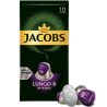 Jacobs Lungo 8 Intenso, 10 шт., Кофе Якобс молотый в капсулах