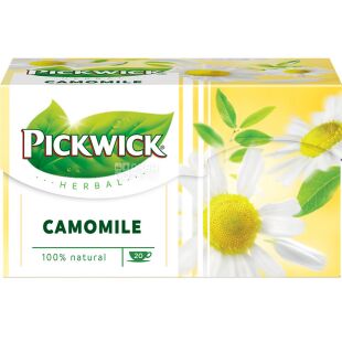 Pickwick Herbal Camomile, 20 шт. x 1,5 г, Чай травяной, ромашковый