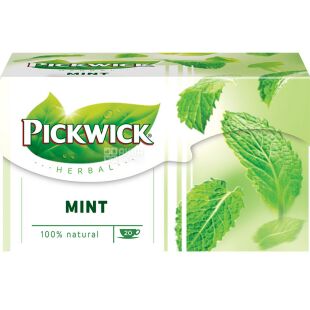 Pickwick Herbal Mint, 20 шт. х 1.5 г, Чай травяной, мятный