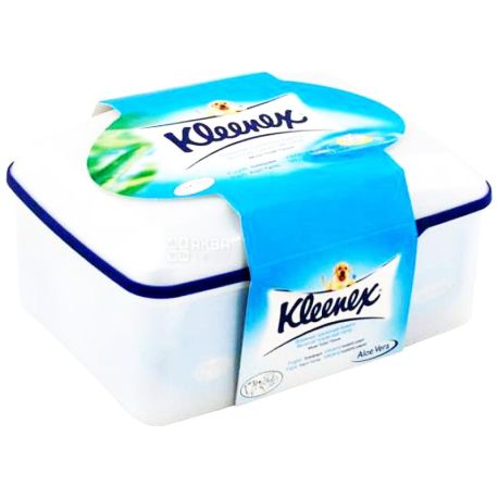 Kleenex, 42 листа, Туалетная бумага Клинекс, Влажная, в коробке