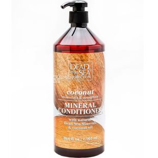 Dead Sea Collection, 907 мл, Кондиционер для волос с минералами Мертвого моря и кокосовым маслом
