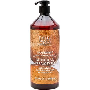  Dead Sea Collection, 1 л, Шампунь с минералами Мертвого моря и кокосовым маслом