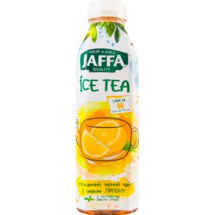 Jaffa Ice Tea, 0,5 л, Холодний чорний зі смаком лимона, з екстрактом стевії
