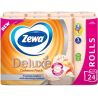 Zewa Deluxe, 24 рулони, Туалетний папір персиковий, тришаровий