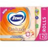 Zewa,12 рулонів, Deluxe, Тришаровий туалетний папір, персиковий 