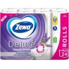  Zewa, 24 рулона, Туалетная бумага Deluxe Лаванда, трехслойная