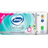 Zewa Deluxe, 8 рулонов, Туалетная бумага Жасмин, трехслойная