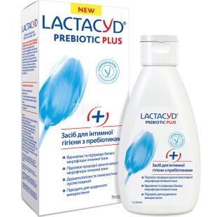  Lactacyd, Prebiotic Plus, 200 мл, Средство для интимной гигиены с пробиотиком