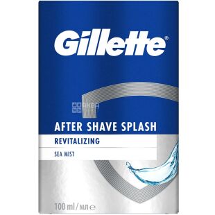 Gillette, Sea Mist, 100 мл, Лосьон после бритья, Восстанавливающий, для мужчин