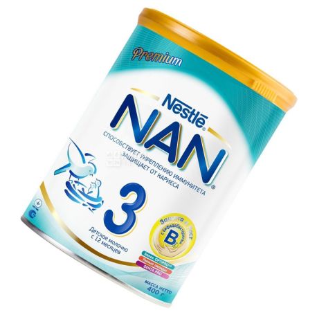 Nestle, 400 g, milk mixture, Nan 3 from 12 months