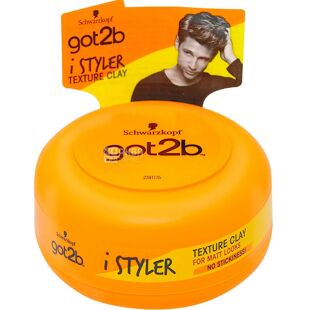 Schwarzkopf, GOT2B, 75 мл, Глина текстурующая для волос