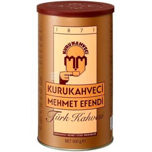 Kurukahveci Mehmet Efendi, 500 г, Кофе молотый, турецкий, арабика, ж/б