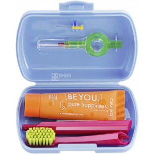 Curaprox Be You, Набор для ротовой полости, дорожный, голубой