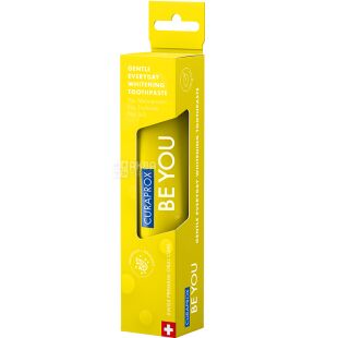  Curaprox Be You, 60 мл, Зубна паста відбілювальна, зі смаком грейпфрута та бергамота з ментоловими кульками 