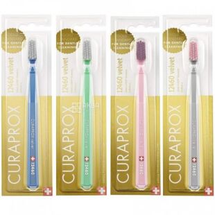 Curaprox Velvet CS 12460, Зубна щітка ультрам'яка, 0.08 мм, в асортименті