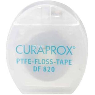 Curaprox Dental Floss & Toothpicks DF 820, 5 м, Нить межзубная тефлоновая с хлоргексидином