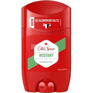 Old Spice, Restart, 50 мл, Олд Спайс, Дезодорант-антиперспирант для мужчин, твердый