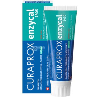 Curaprox Enzycal, 75 мл, Зубна паста ферментна, 1450 ppm