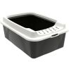 Rotho Eco Bonnie, Лоток для котов, глубокий, черный, 209 х 572 х 393 мм