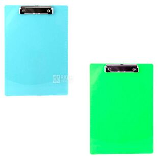 Klerk, Планшет с клипом, А4, пластик, ас сорти