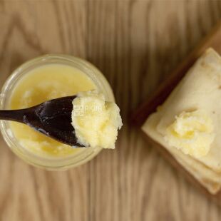 Справжнє, Масло топлене, гхі, 500 г, скло