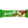 Roshen Roshetto Peanut, 34г, Рошен Рошетто, Шоколадно-вафельный батончик с арахисом