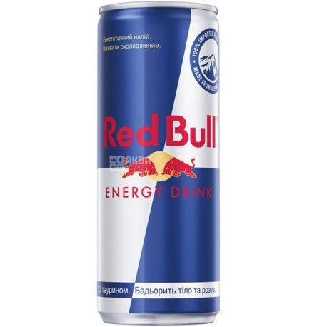 Red Bull, 0,25 л, Напиток энергетический Ред Булл