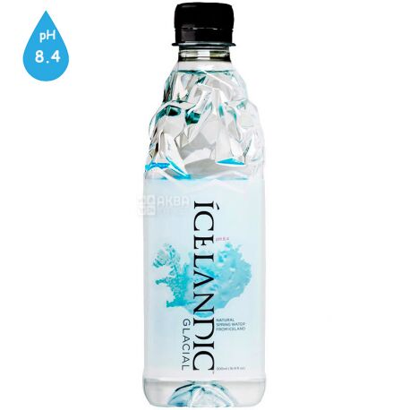 Icelandic Glacial, Non-carbonated mineral water, 0.5 L, PET, PAT