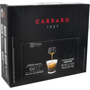 Carraro Crema Espresso, 100 шт., Карраро, Кофе в капсулах, Крема Эспрессо