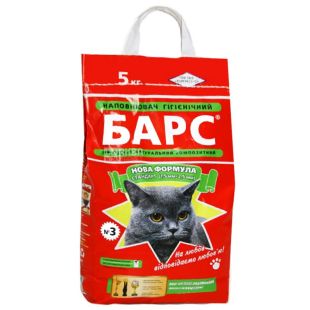 Барс, 5 кг, наполнитель гигиенический, стандарт