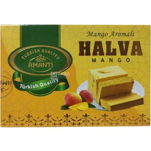 Amanti Mango, 200г, Турецкая тахинная халва Аманти, со вкусом манго