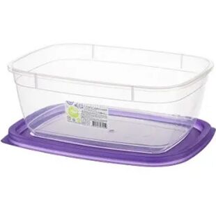 AL-Plastik, 1,86 л, Контейнер пластиковий, прямокутний, з кришкою