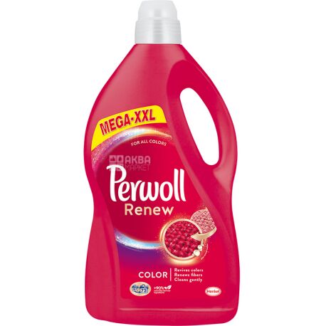 Perwoll, 4,05 л, Гель для делікатного прання кольорових речей