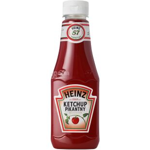 Heinz, 456 г, Кетчуп пикантный Хайнц, ПЭТ