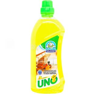 BALU Professional Uno, 1 л, Универсальное средство для мытья полов и других поверхностей, лимон