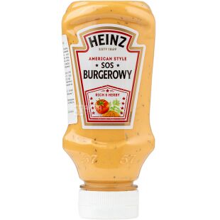 Heinz Sos burgerowy, 220 мл, Хайнц, Американський соус для бургерів