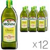 Monini Classico Extra Vergine, 1 л, Масло оливковое Минини Классико Экстра Вирджин, стекло, 12 шт. в упаковке