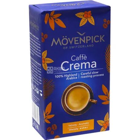 Movenpick Caffe Crema, 500 г, Кофе Мовенпик Каффе Крема, средней обжарки, молотый 