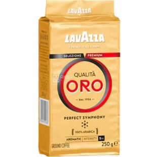 Lavazza, Qualita Oro, 250 г, Кофе Лавацца Оро Ориджинал, средней обжарки, молотый
