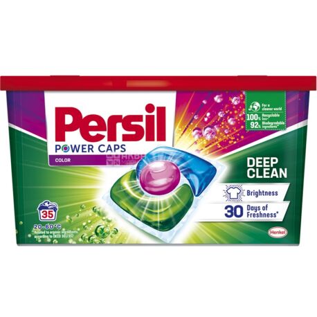 Persil Power Caps Color, 35 шт., Капсулы для стирки цветного белья